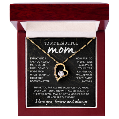 Mom Necklace from Daughter or Son, Birthday Gifts for Mom
