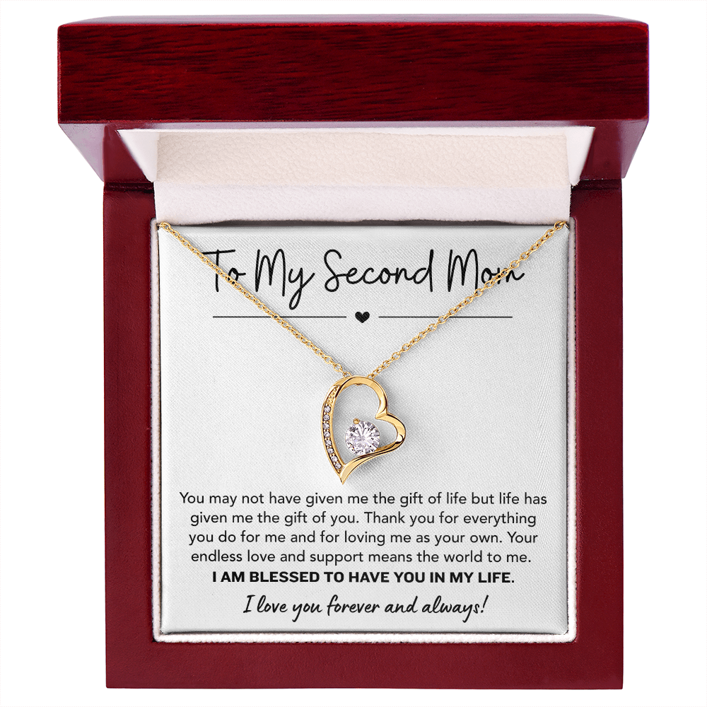 To My Bonus Mom Necklace, Valentines Day Gifts