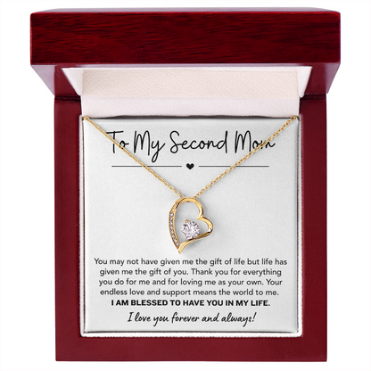 To My Bonus Mom Necklace, Valentines Day Gifts