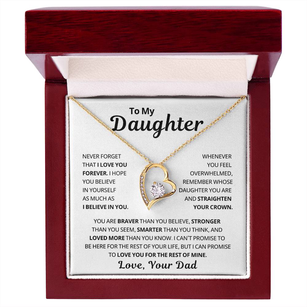 Mother Daughter Necklace, It Highlights The Warmth in Her Smile