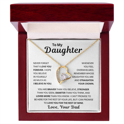 Mother Daughter Necklace, It Highlights The Warmth in Her Smile