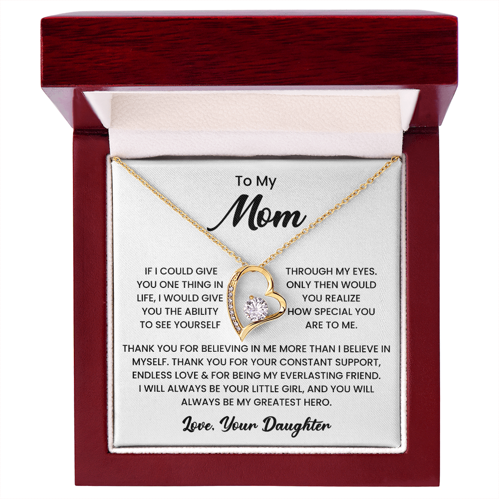 To My Mom Necklace Gifts Meaningful Gift to Mom From Son