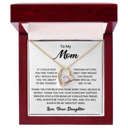 To My Mom Necklace Gifts Meaningful Gift to Mom From Son