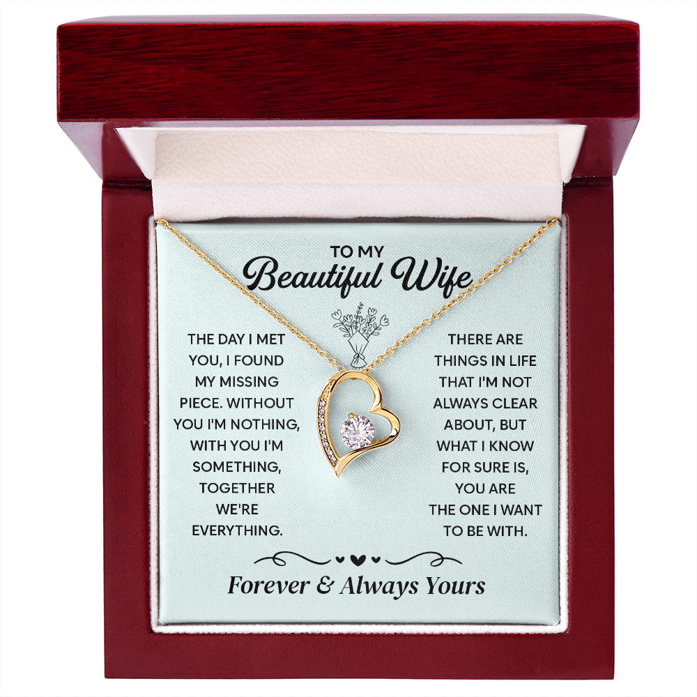 Necklace from Husband, Forever Love Necklace