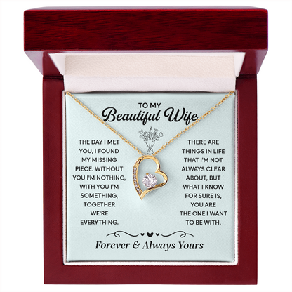 Necklace from Husband, Forever Love Necklace