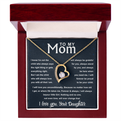 To My Beautiful Mom – Forever Your | Unconditional Love Gift for Mom