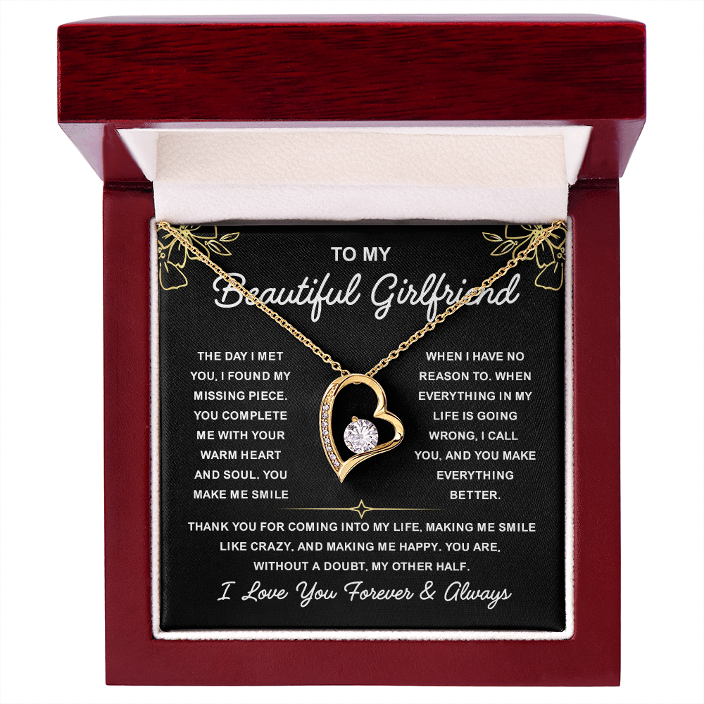 Necklace from Boyfriend, Seeing Your Girlfriend Wear It Makes Her Glow Inside and Out