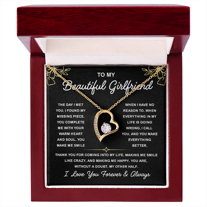 Necklace from Boyfriend, Seeing Your Girlfriend Wear It Makes Her Glow Inside and Out