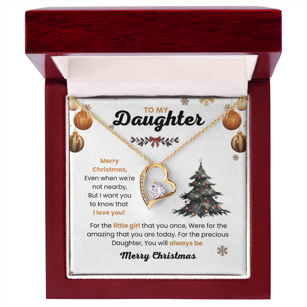 Christmas Gifts for Daughter, She glows brighter wearing this necklace