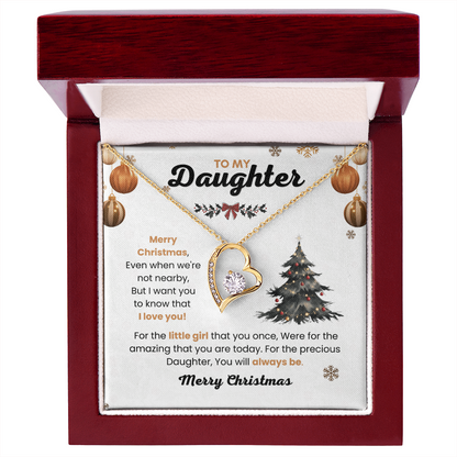 Christmas Gifts for Daughter, She glows brighter wearing this necklace