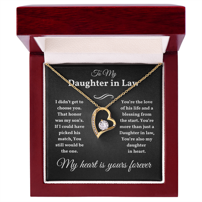 Daughter In Law Necklace From Mother, Daughter In Law Birthday Gifts