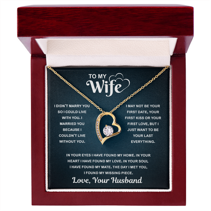 Best Gifts for Wife, When Your Wife Puts It On, Her Heart Shines Through