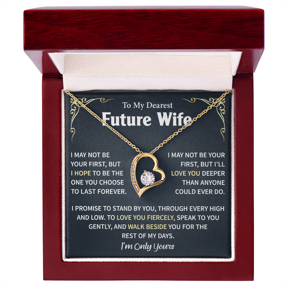 Heart Necklace For My Future Wife - Special Gift For Women