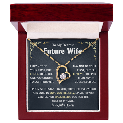 Heart Necklace For My Future Wife - Special Gift For Women