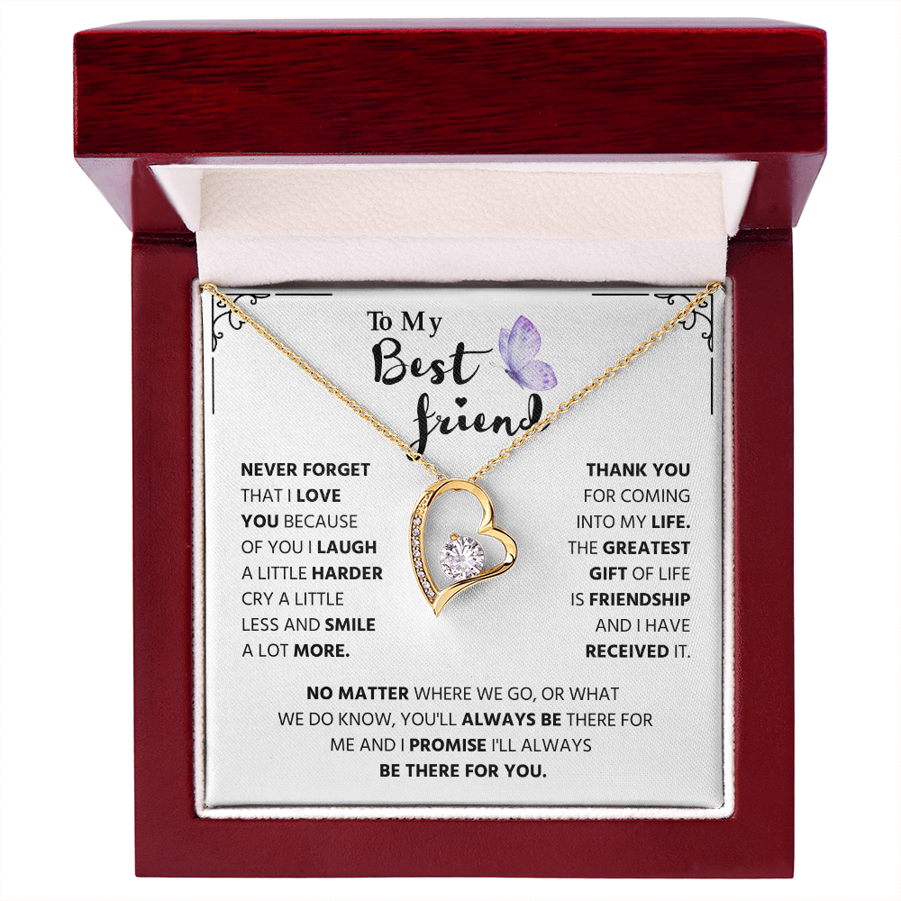 Gifts for Best Friend, Forever Love Necklace