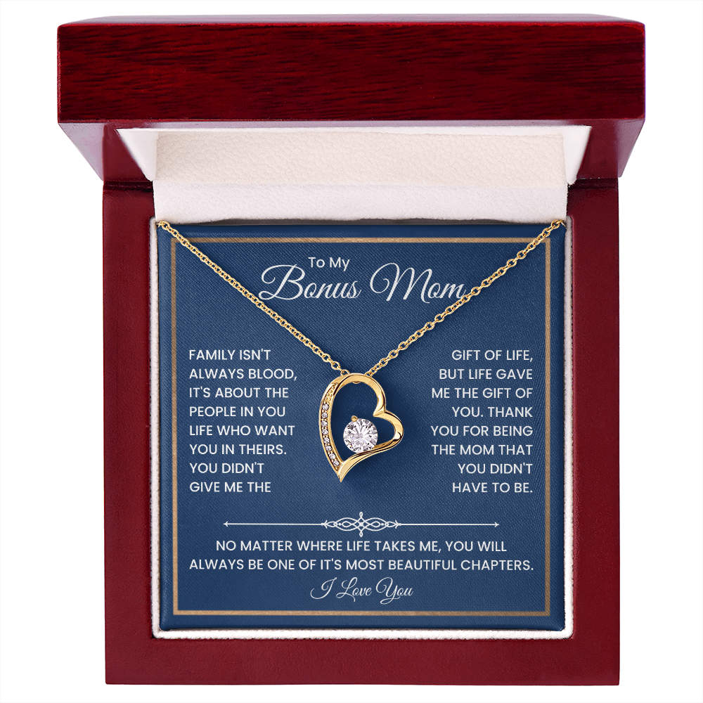 Mother's Day Jewelry Gift for Step Mom From Son or Daughter