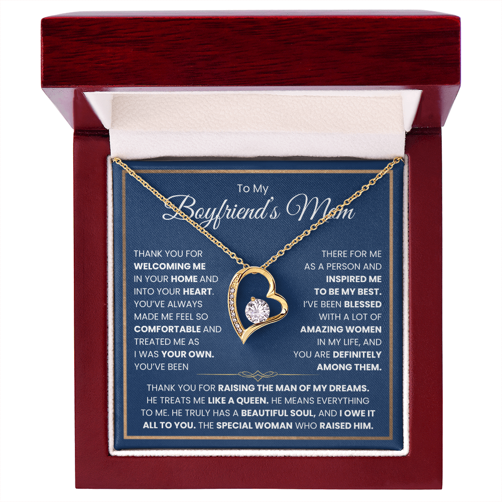 To My Boyfriend's Mom Necklace – Thoughtful Gift From Girlfriend