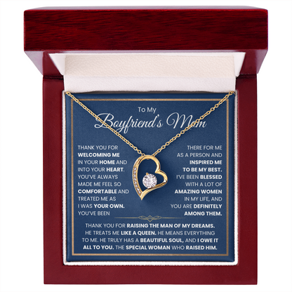 To My Boyfriend's Mom Necklace – Thoughtful Gift From Girlfriend