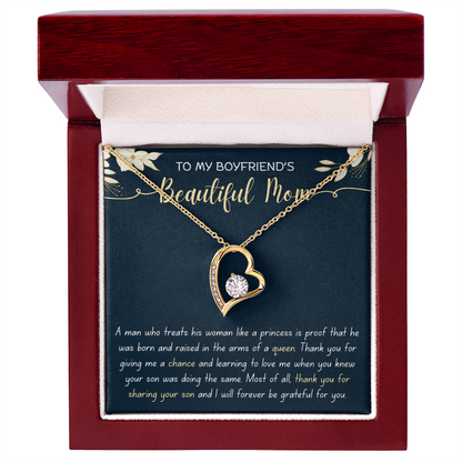 To My Future Mother In Law Necklace, Forever Love Necklace