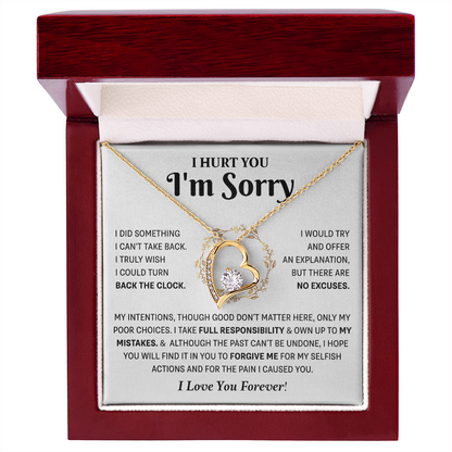 Apology Gifts Birthday Jewelry for Wife Forever Love necklace for women