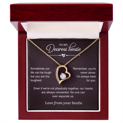 Gold Heart Necklace For Her - Special Gift For Best Friend