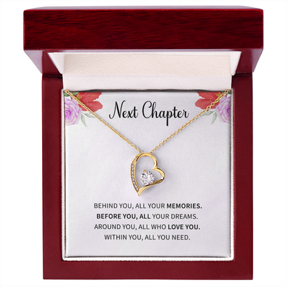 New Chapter Fresh Start Gift for wife from husband Divorcee Love Necklace