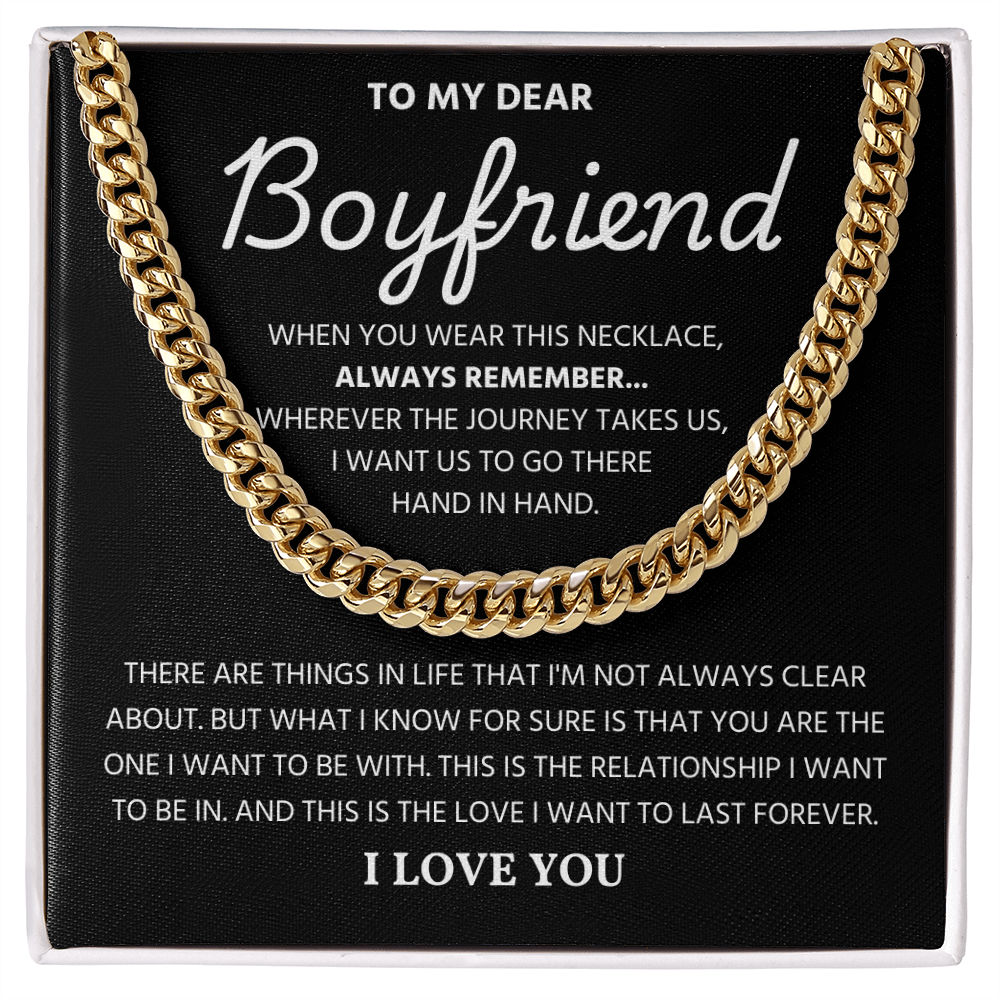 Chain For Men With Message Card and Gift Box, One chain that adds style and confidence