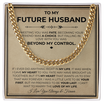 Necklace Gifts For Future Husband, This chain makes him look finer