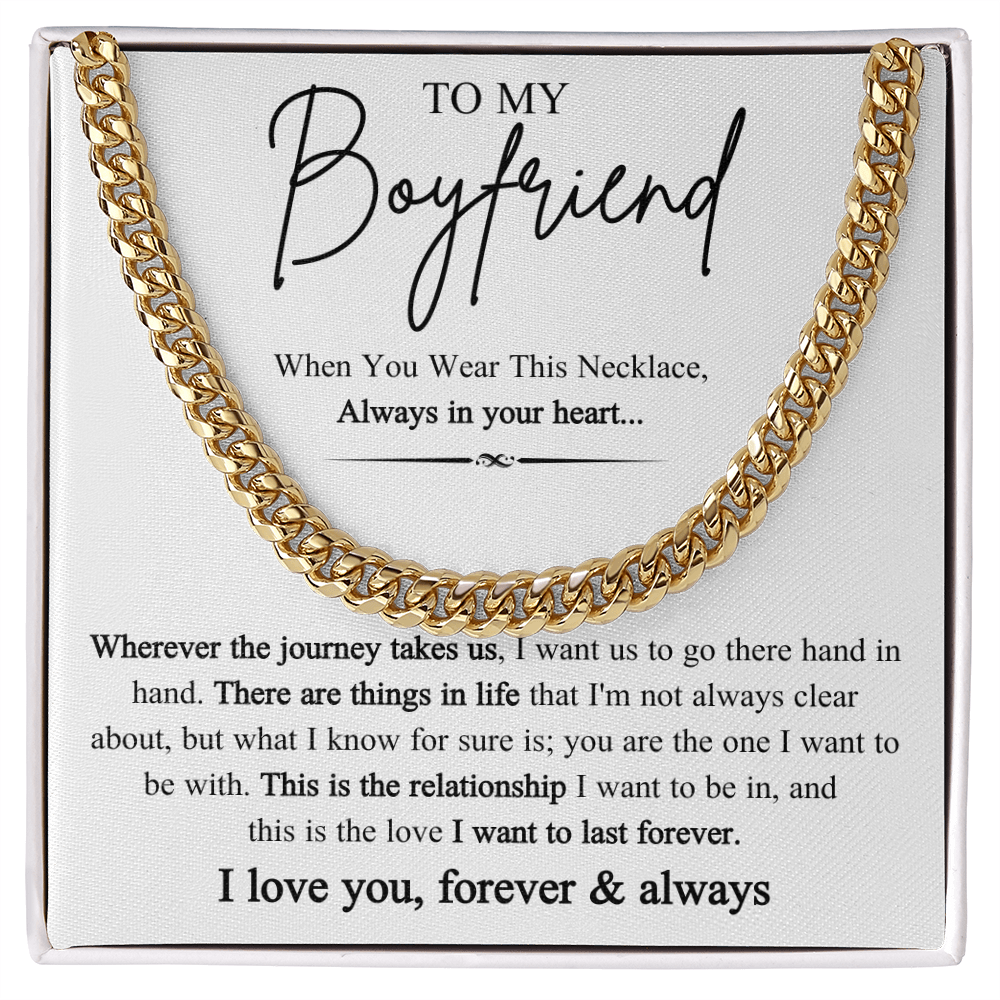 Cuban Link Chain Necklace Jewelry, A stylish chain to upgrade his everyday look
