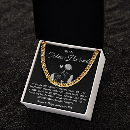 Fiance Necklace Gifts From Fiancee, That chain suits him perfectly