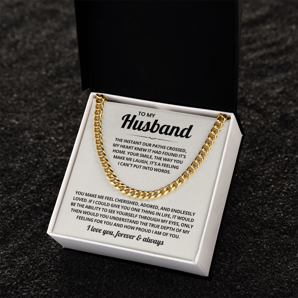 Valentines gifts for Husband, A chain that turns everyday style into handsome style