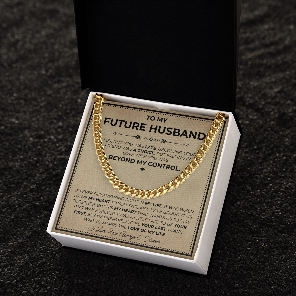 Necklace Gifts For Future Husband, This chain makes him look finer