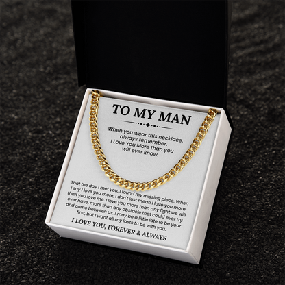 Birthday Valentines Day Necklace Gifts For Him, This chain adds instant charm to your boyfriend's style