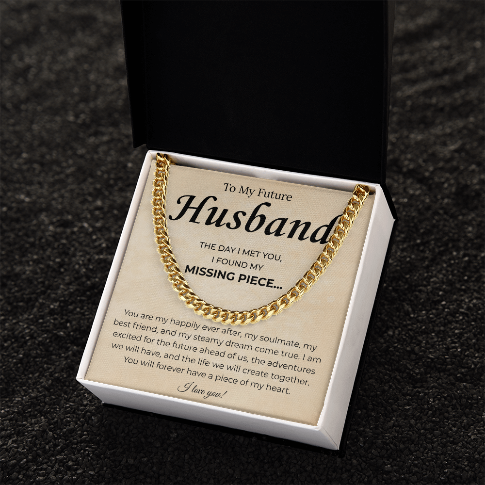 Promise Necklace Gifts For Future Husband, This chain upgraded his look