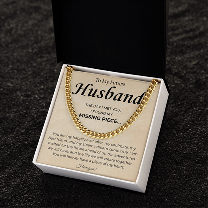 Promise Necklace Gifts For Future Husband, This chain upgraded his look