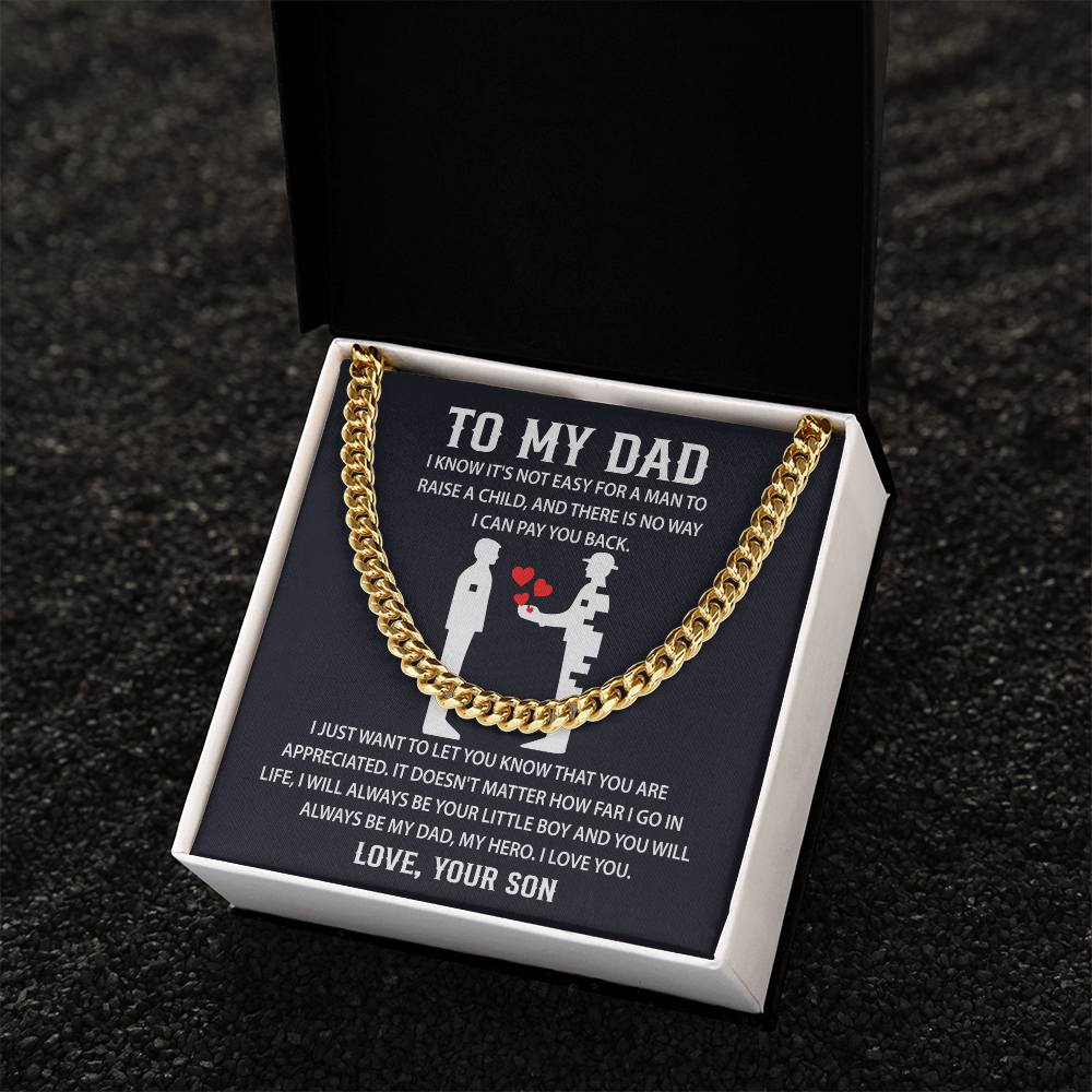 Father's day Necklace Gifts for Dad, Sentimental Gifts for Dad - Christmas Gifts for Dad from Daughter