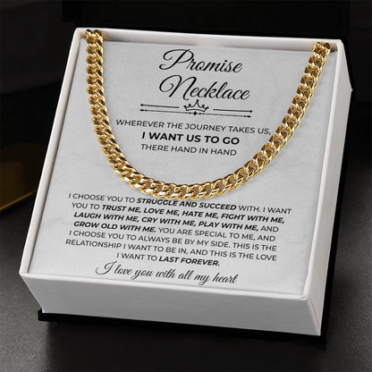 To My Man Necklace, Boyfriend Valentines Day Gift