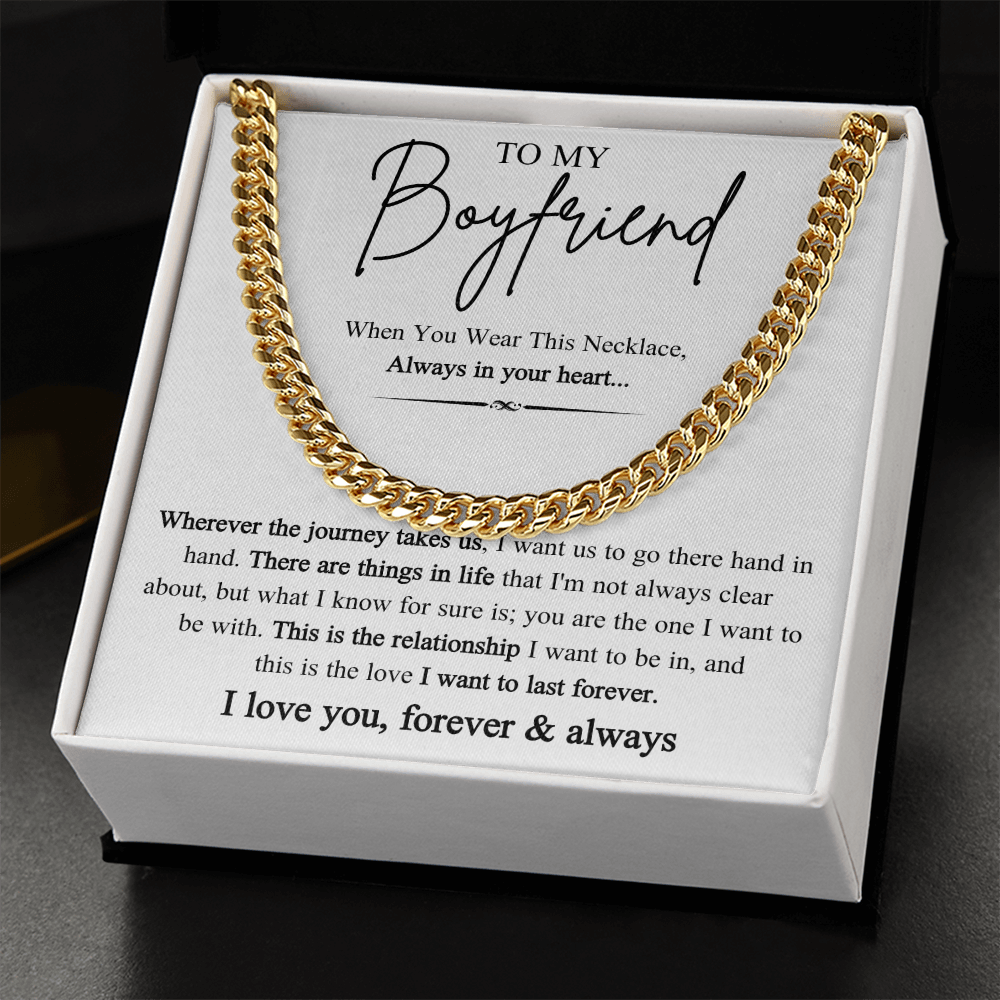 Cuban Link Chain Necklace Jewelry, A stylish chain to upgrade his everyday look