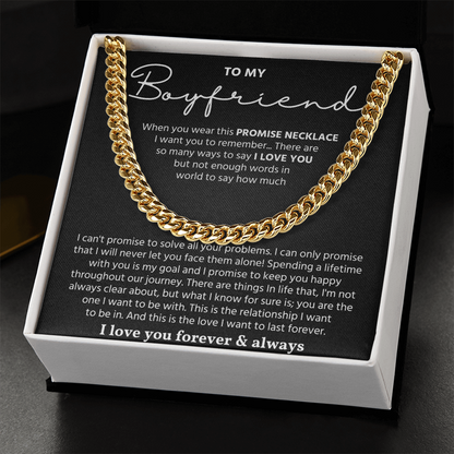 To My Man Necklace, Make your boyfriend stand out with this chain