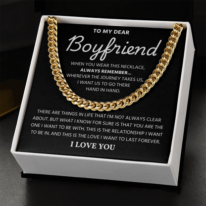 Chain For Men With Message Card and Gift Box, One chain that adds style and confidence