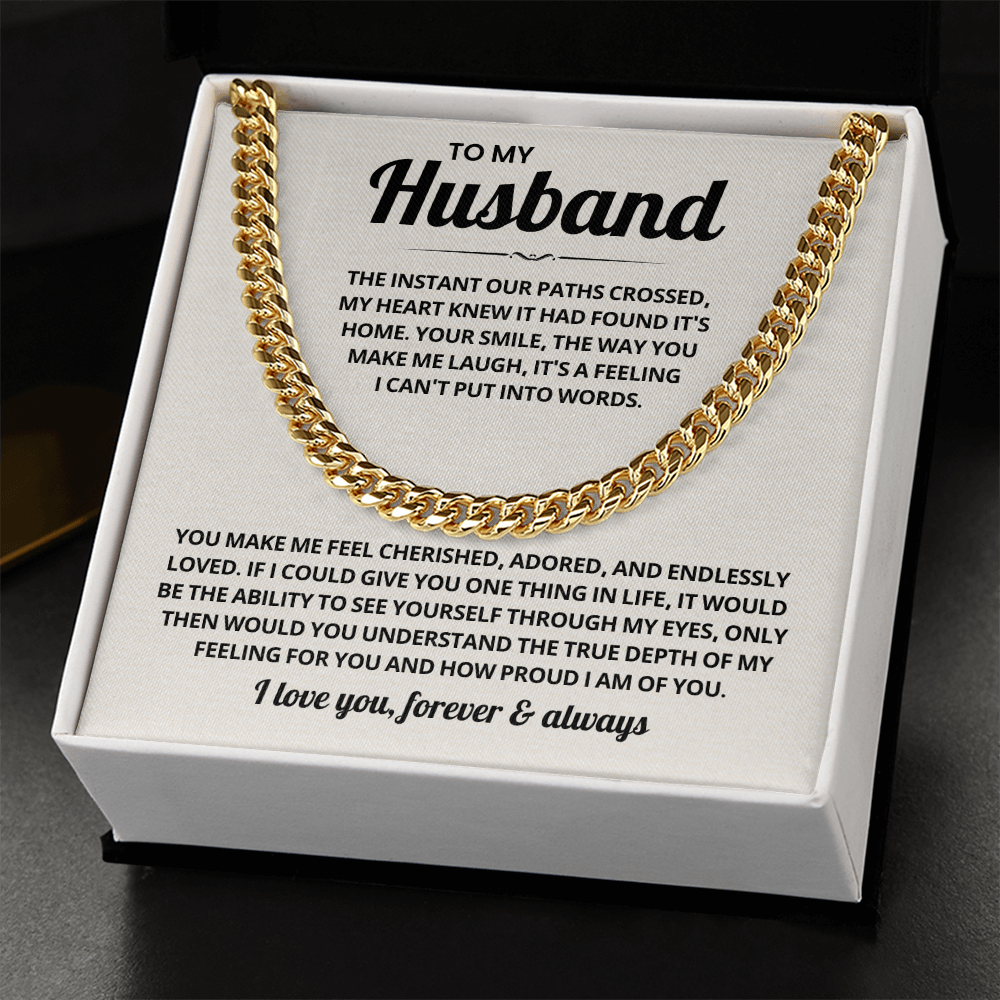 Valentines gifts for Husband, A chain that turns everyday style into handsome style