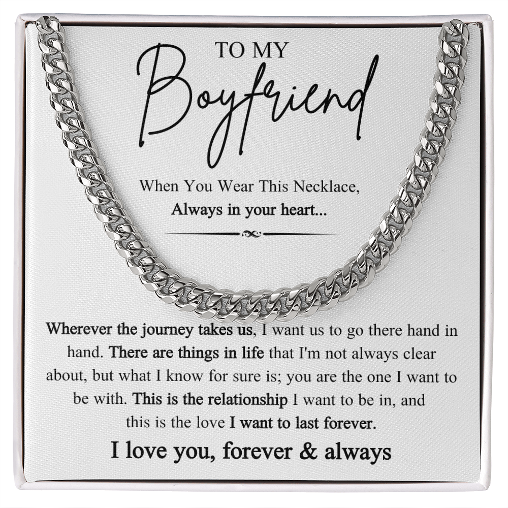 Cuban Link Chain Necklace Jewelry, A stylish chain to upgrade his everyday look