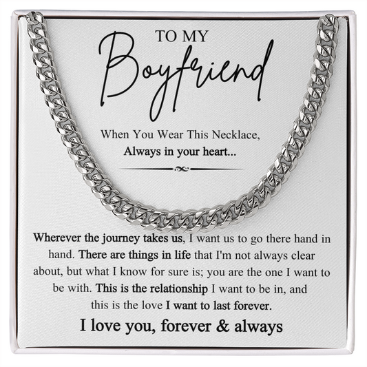 Cuban Link Chain Necklace Jewelry, A stylish chain to upgrade his everyday look