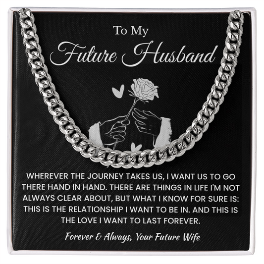 Fiance Necklace Gifts From Fiancee, That chain suits him perfectly