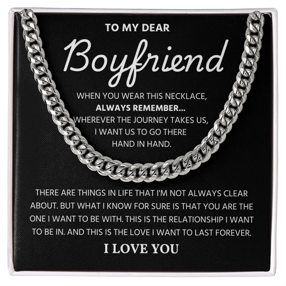 Chain For Men With Message Card and Gift Box, One chain that adds style and confidence
