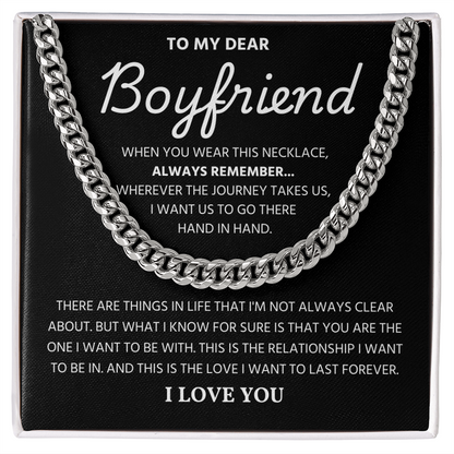 Chain For Men With Message Card and Gift Box, One chain that adds style and confidence