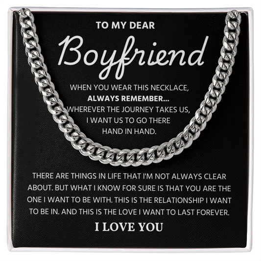 Chain For Men With Message Card and Gift Box, One chain that adds style and confidence