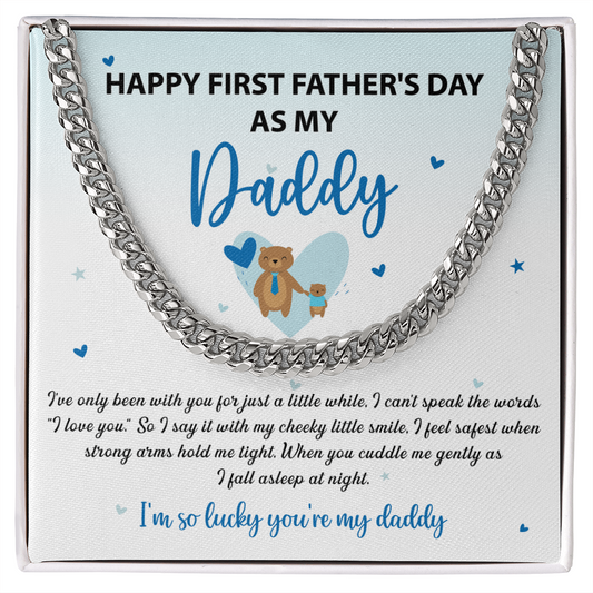 To My Dad, Cuban Chain Necklace - Best Father’s Day Presents