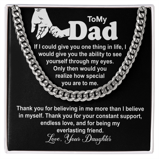 To My dear dad - Father's Day Gifts for Dad from Daughter