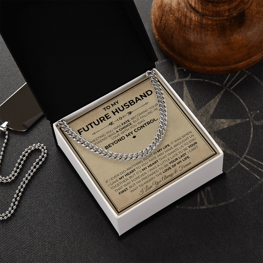 Necklace Gifts For Future Husband, This chain makes him look finer